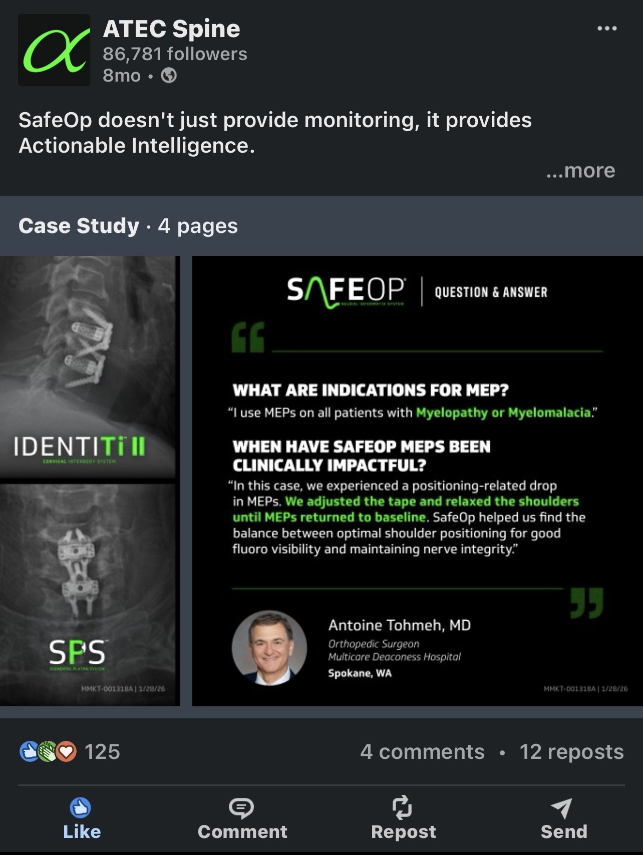 Product Messaging detail
