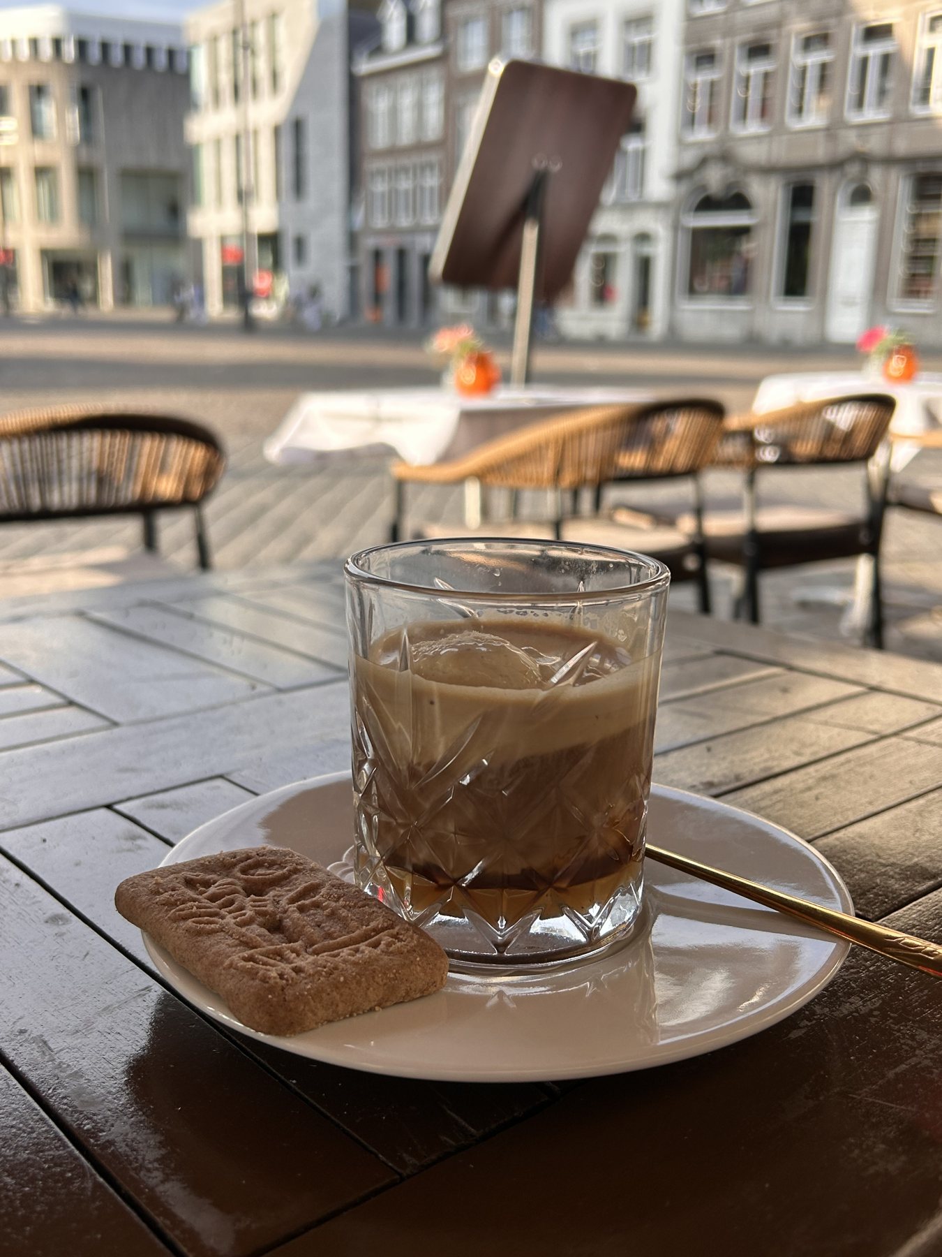 Coffee on an Amsterdam terrace